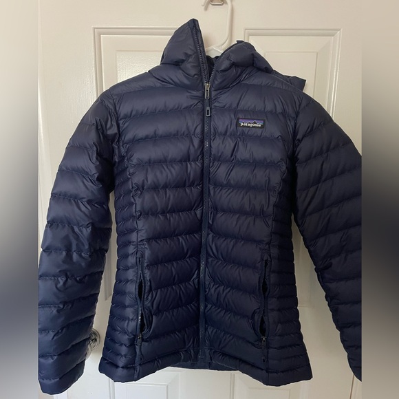 Womens Patagonia Hooded Down Sweater - Picture 2 of 11